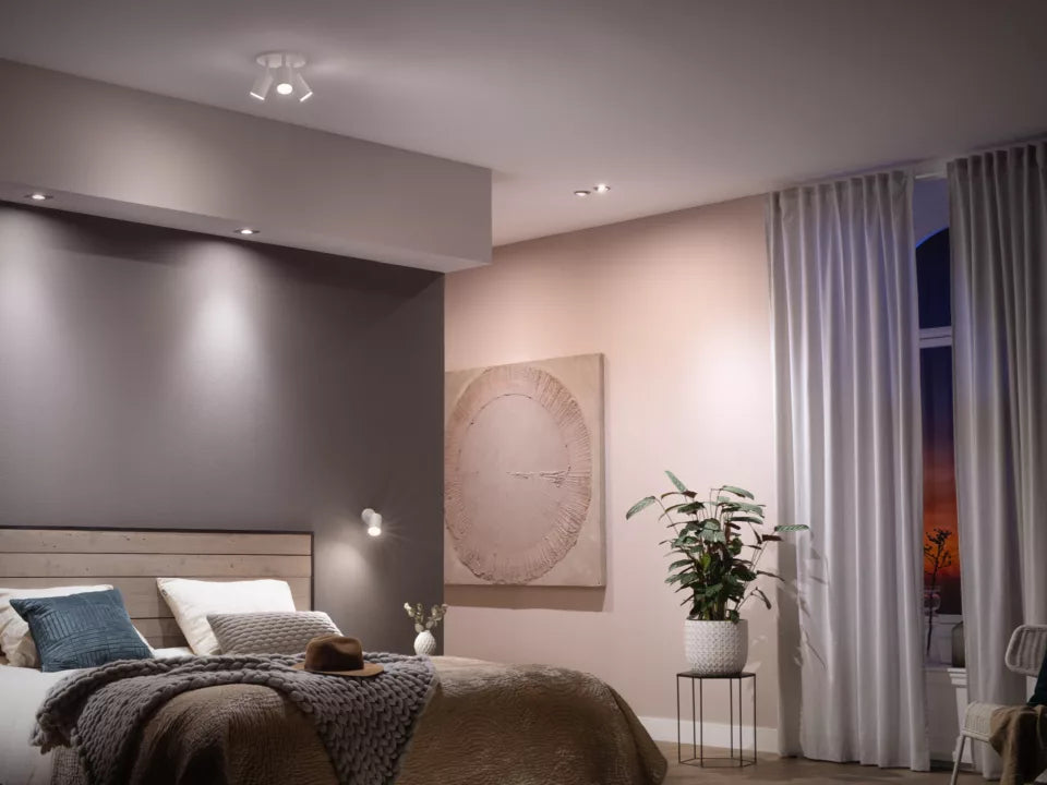 Philips HUE GU10 Globe - White Ambiance bedrom