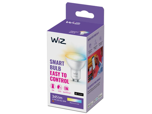 Wiz GU10 Warm to Cool White Plastic box