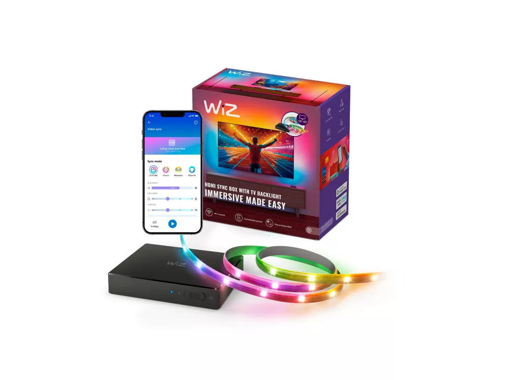 Wiz HDMI Sync Box and TV Light Strip Kit