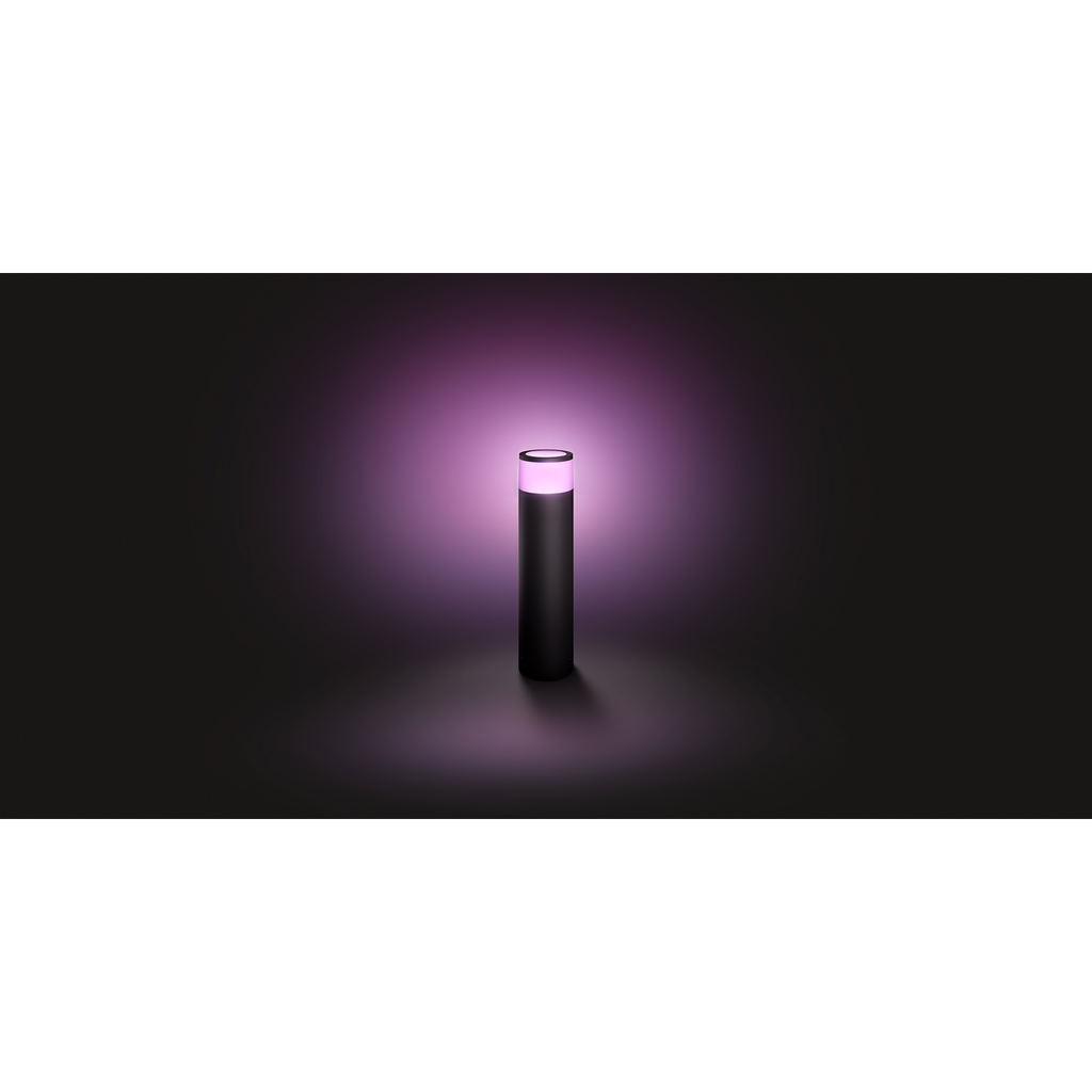 philips hue calla extension bollard kit - lit up