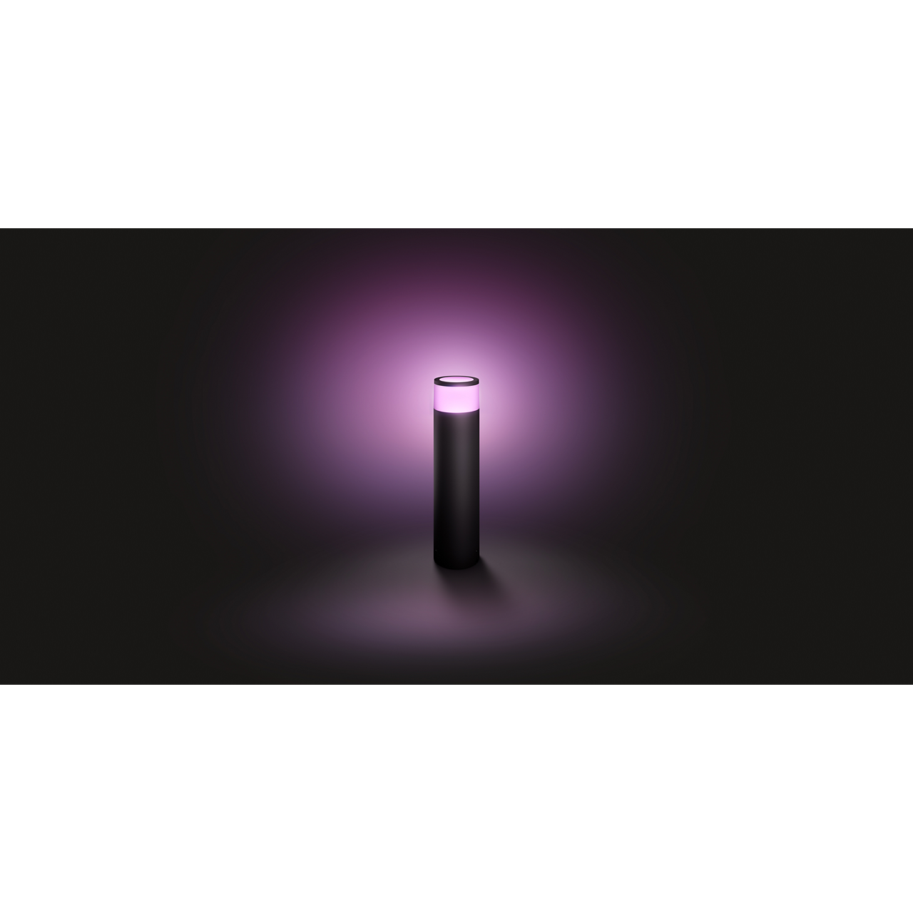 philips hue calla extension bollard kit - lit up