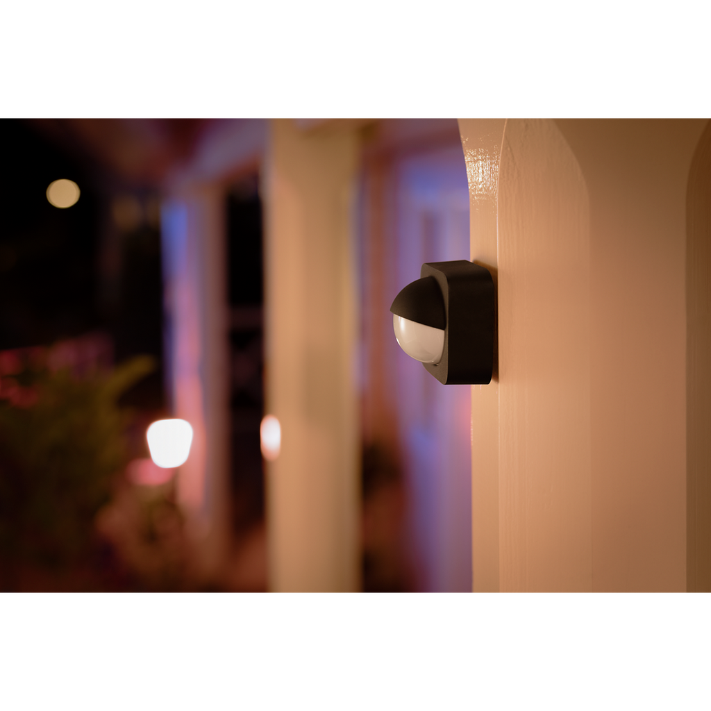 Philips Hue outdoor sensor on wall