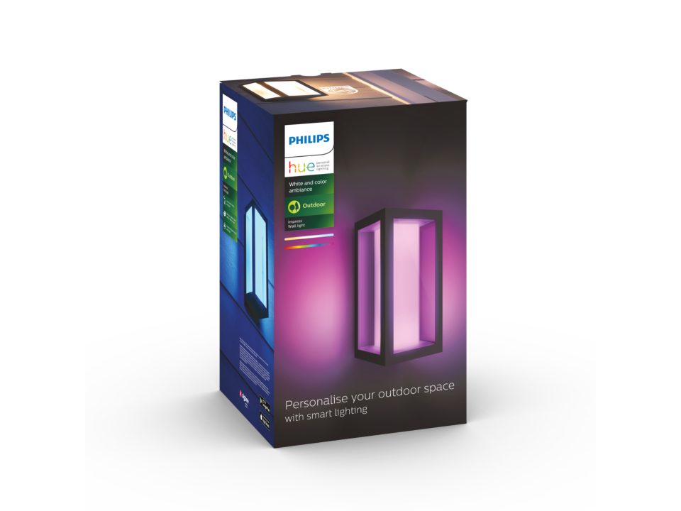 Philips Hue Impress Wall Lantern in box