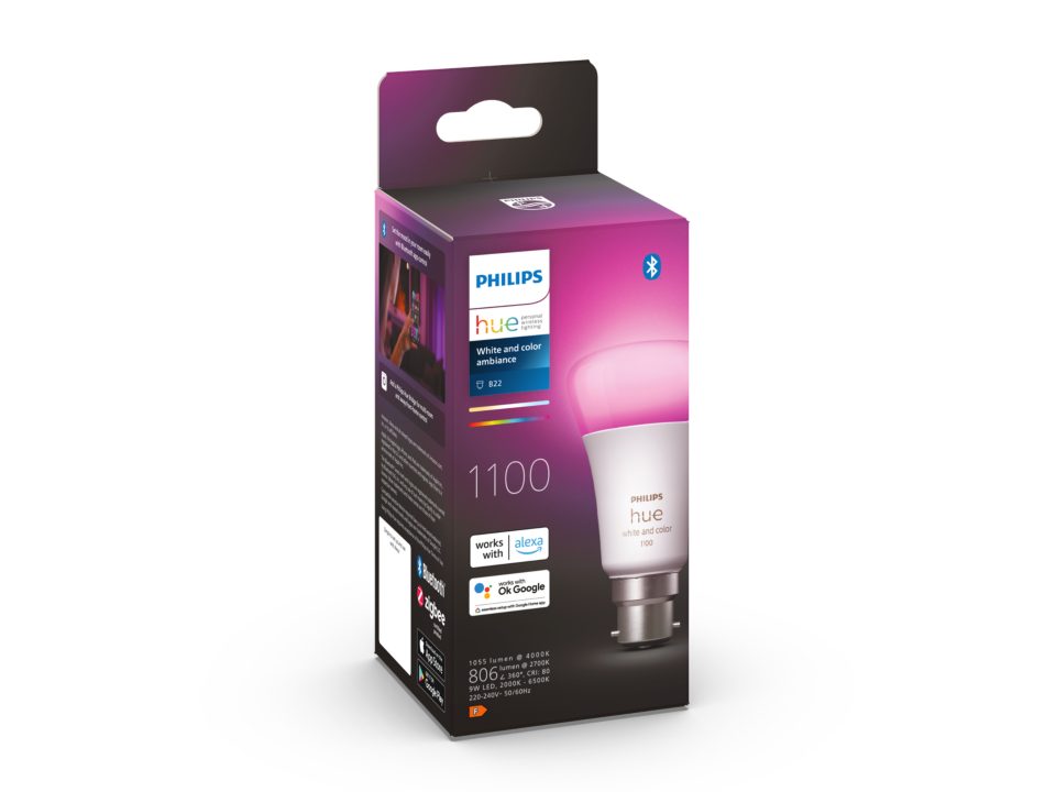 Philips Hue A60 - White & Colour B22 Globe in box