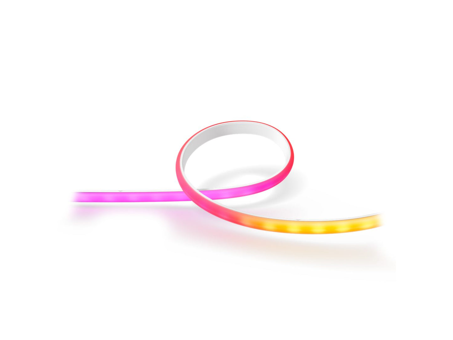 Philips Hue Gradient Ambiance Lightstrip - 1m Extension lit up