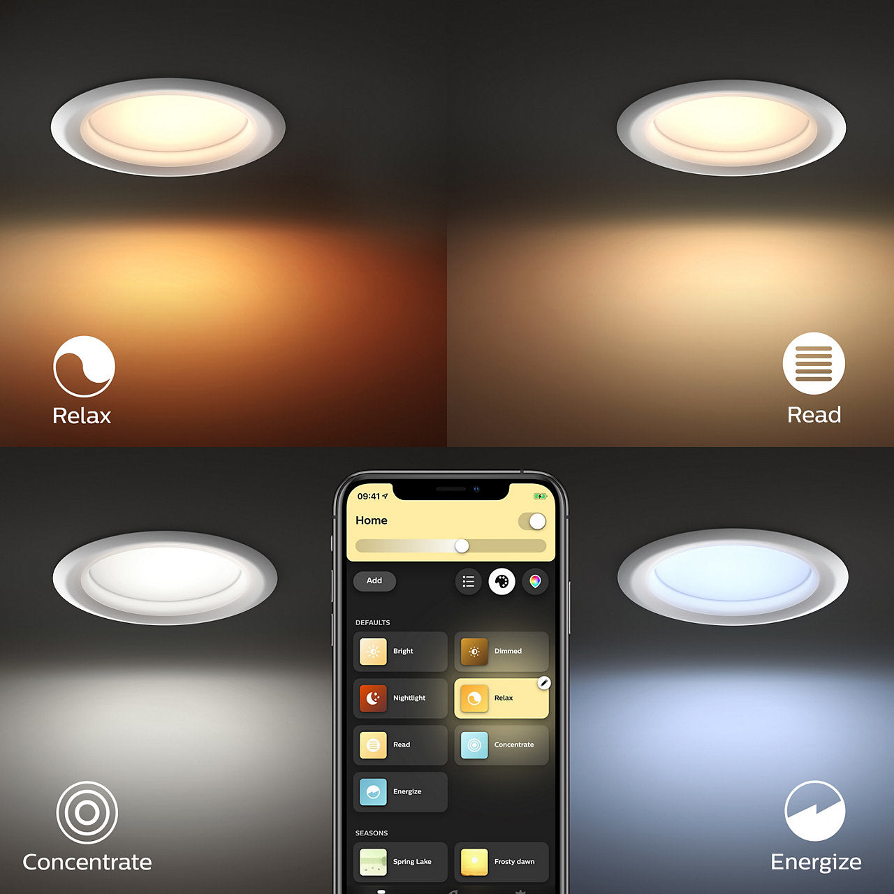 Philips Hue Garnea Downlight - 90mm - 800 lumen