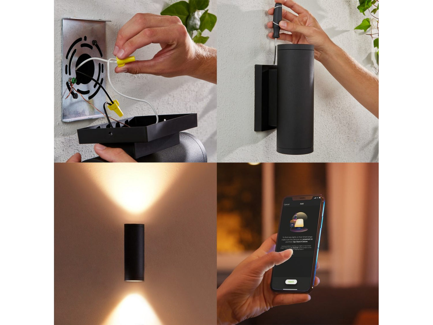 Philips Hue Appear Outdoor Wall Light install