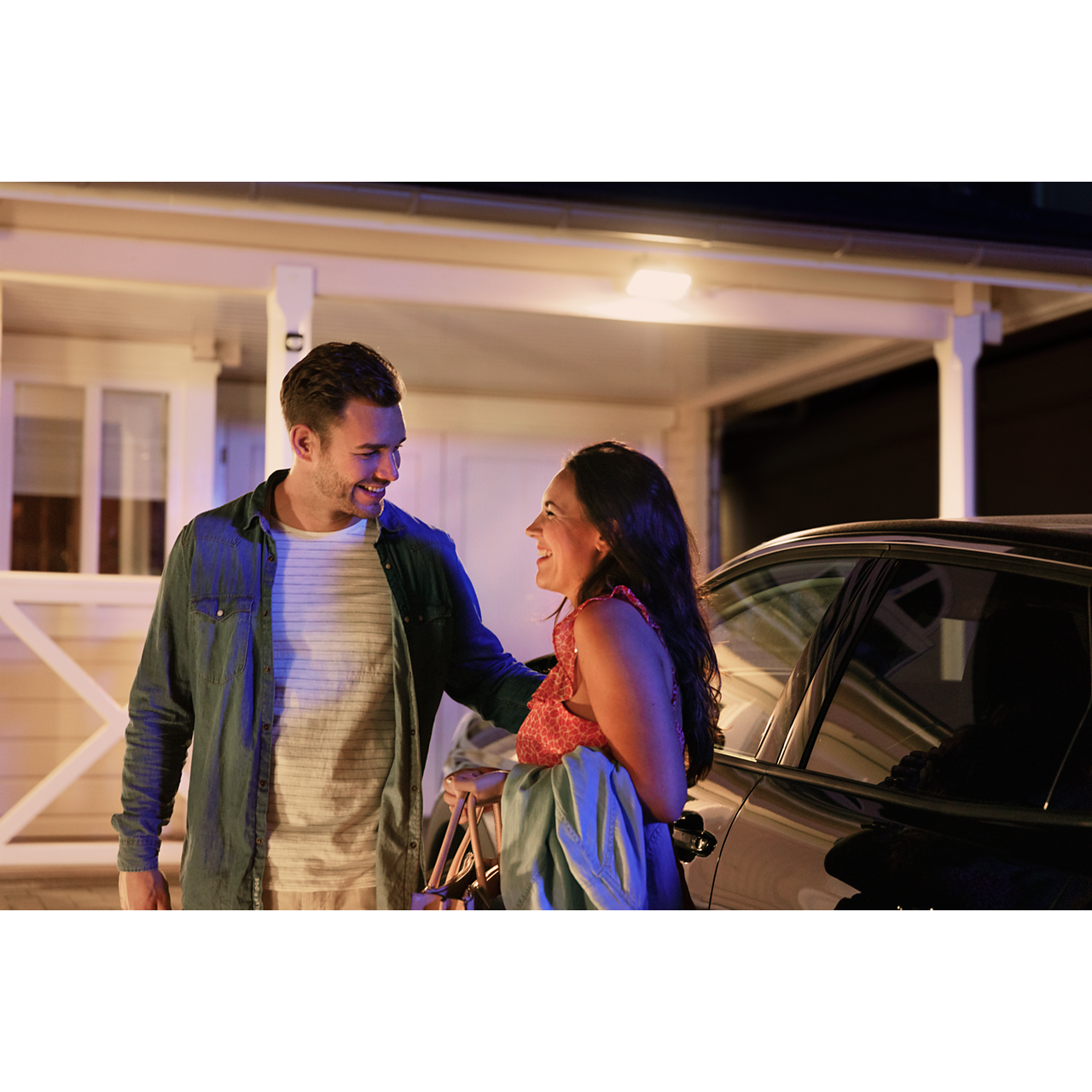 Philips Hue outdoor sensor in driveway