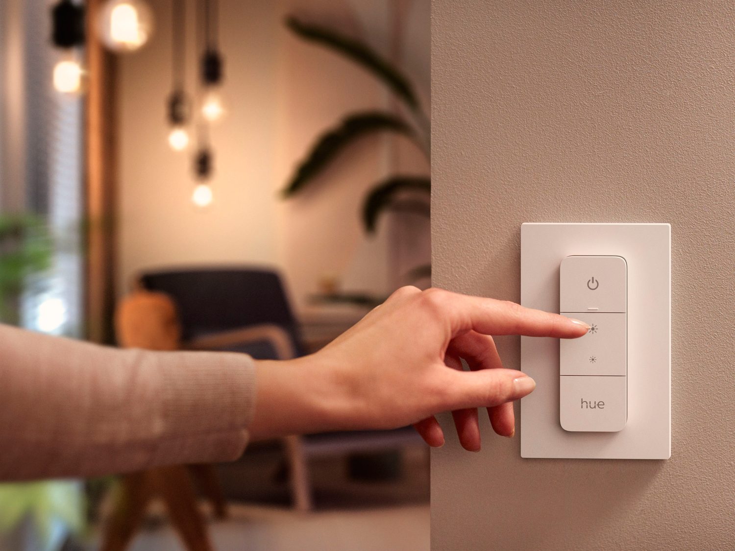 Philips Hue Dimmer Switch -  on the wall