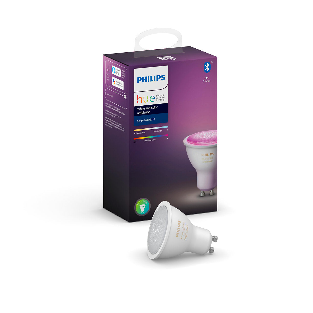 Philips Hue GU10 Globe - White and Color Bluetooth