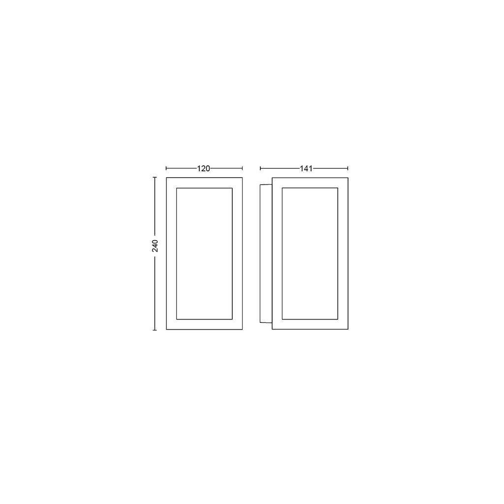 Hue Impress wall dimensions