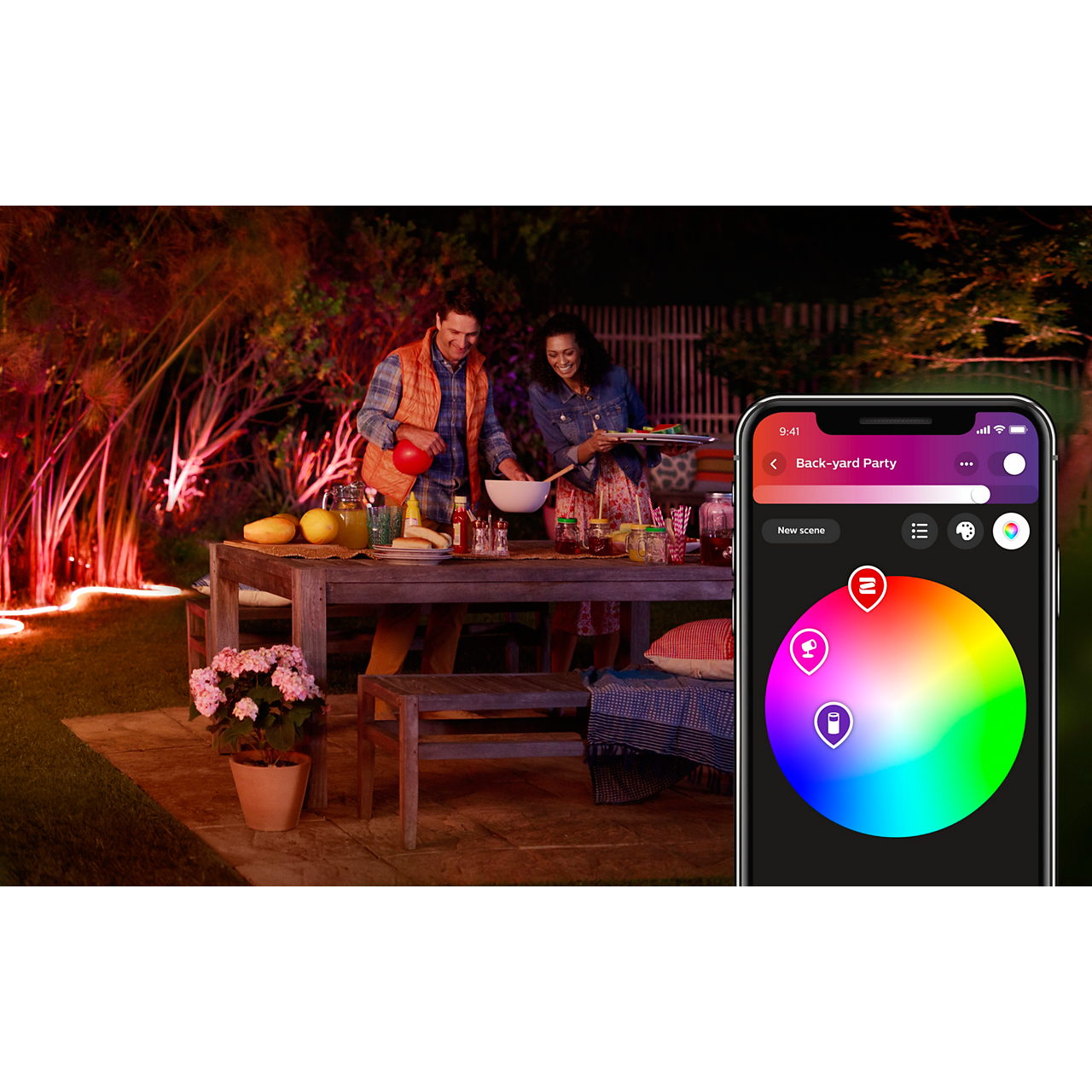 Philips hue outdoor lightstrip app