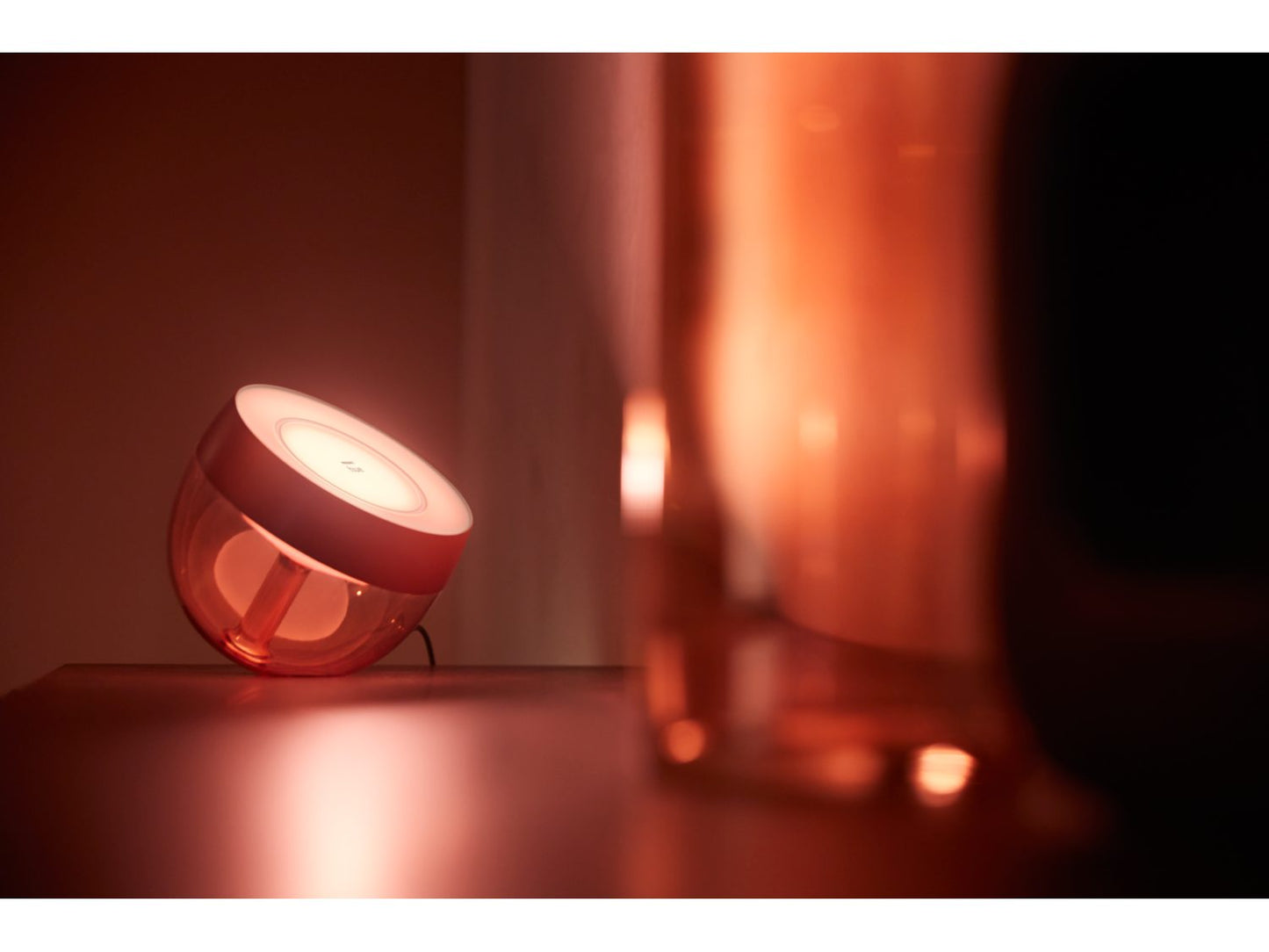 Philips Hue Iris Table Lamp - Copper Special Edition  counter close
