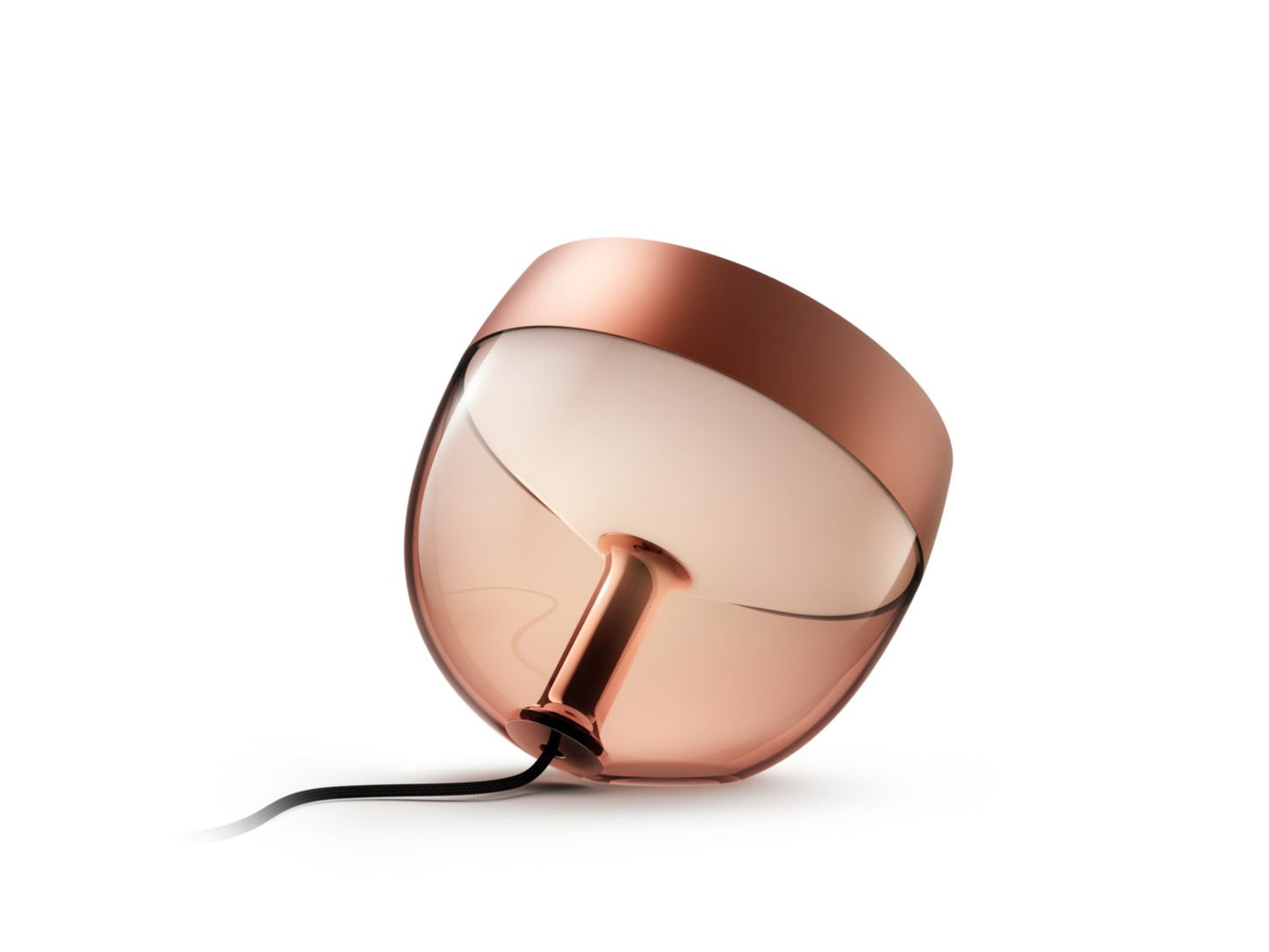 Philips Hue Iris Table Lamp - Copper Special Edition side profile