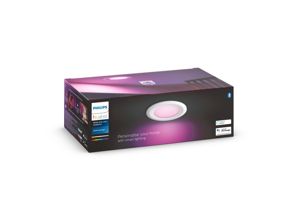 philips hue akari downlight in box